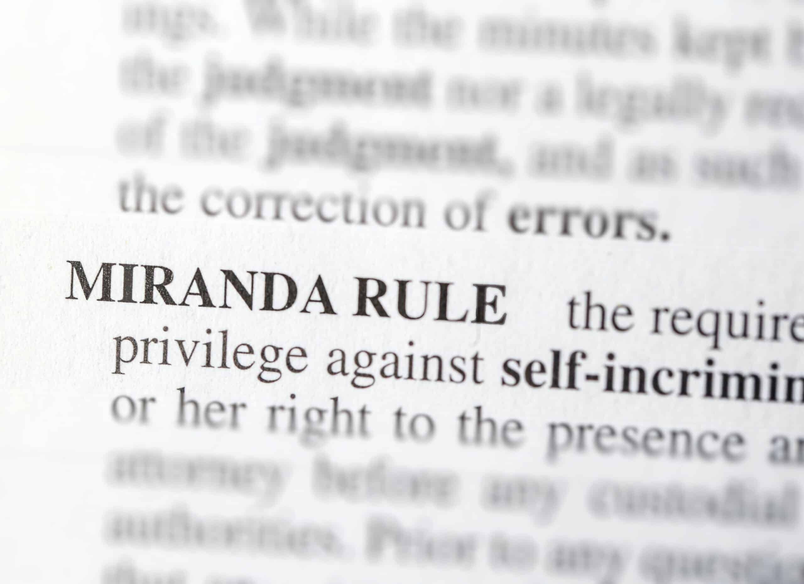 How Miranda Rights Protect You During Police Questioning in Denver, CO